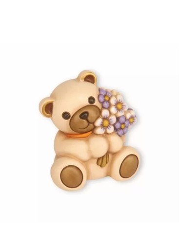 Thun teddy piccolo fiori lilla - piccolo,