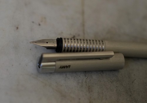 Stylo plume lamy - logo, acier