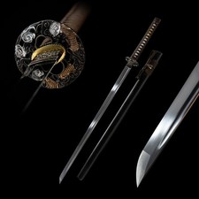 Nuvola Drago Ninjato Ninjato Giapponese - Acciaio al Carbonio 1060 - Legno Laccato Scabba