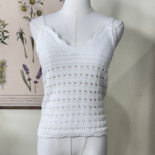 Top cami all uncinetto - top,