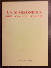 Libro massoneria rivelata - massoneria,