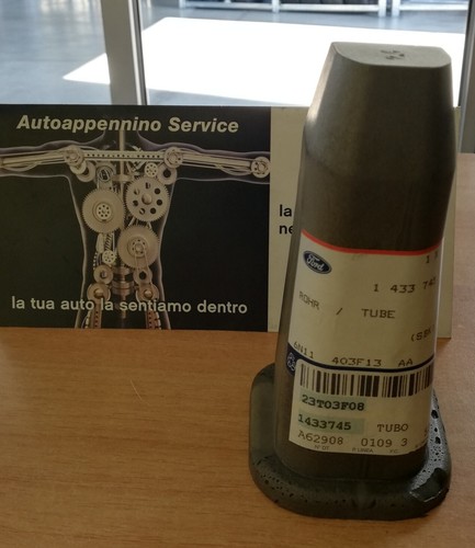 Tubo sinistro pannello
