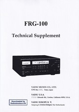 Manuale di servizio - Manuale di servizio per Yaesu FRG-100 
