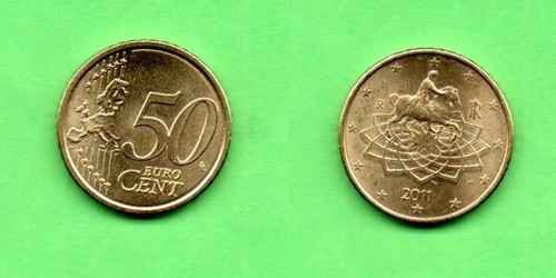 Italia centesimi 2011 - italia, 50