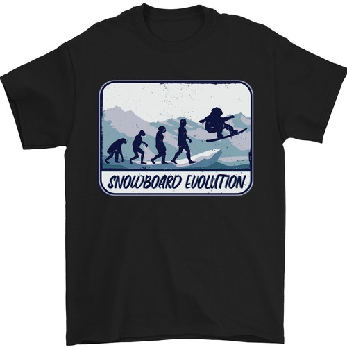 Shirt divertente snowboarder - divertente,