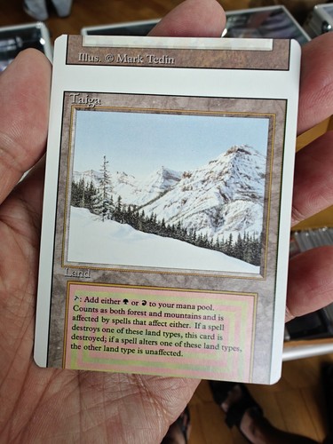 Mtg misprint taiga revisionato - mtg,