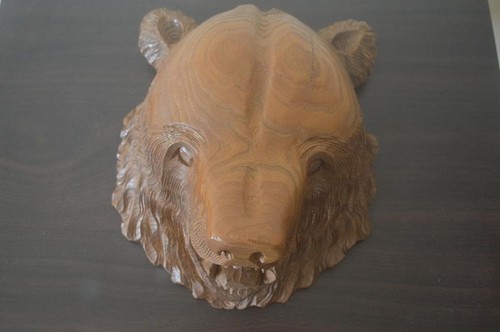 Scultura parete testa di - scultura,