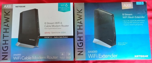 Netgear nighthawk ax6000 modem - netgear,