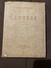 Roberto Schumann Lettere Scelte E Tradotte Da Edvige Levi  1938