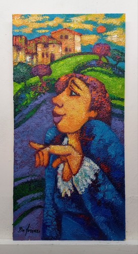 Dipinto quadro paesaggio - dipinto,