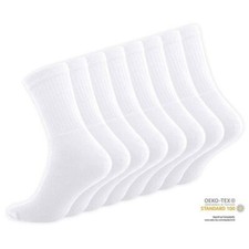 8 Paia Calze da Uomo Donna medie Sportive di Spugna in Cotone Calzini Sportivi