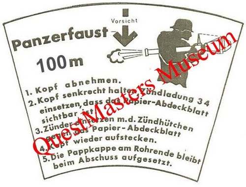 Adesivo testata panzerfaust - adesivo,