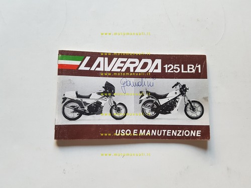 Laverda 125 lb1 manuale uso - laverda,