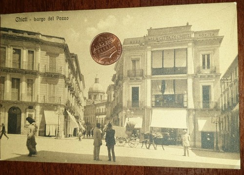 Cartolina epoca paesagg - d'epoca,