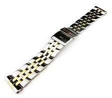 Bracciale cinturino acciaio inox 22 mm 24 mm adatto a BREITLING CHRONOMAT CROSSWIND