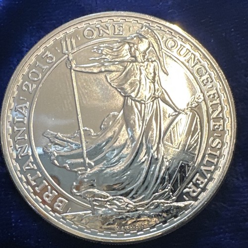 Oncia argento britannia 2013 - oncia,