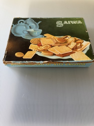 Scatola biscotti saiwa 1940 - biscotti, 1940/50