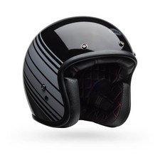 Casco Jet Cafe Racer BELL Custom 500 Edge Nero Grigio Metallizzato
