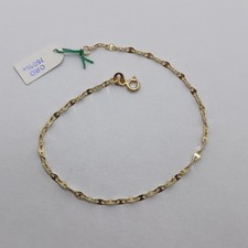 BRACCIALE DA UOMO A MAGLIA MARINA IN ORO GIALLO 18KT 0,8 GRAMMI (8142)