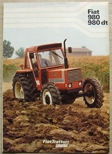 Brochure vendita trattori Fiat 980 e 980 DT luglio 1981 #6.0255