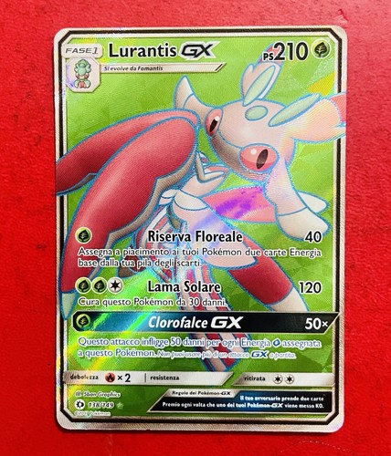 Lotto carte pokémon lurantis - carte,
