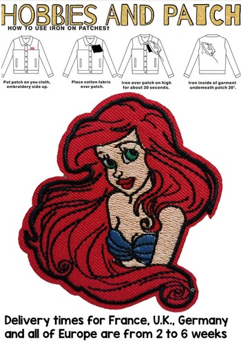 Patch ariel sirenetta iron - ariel,