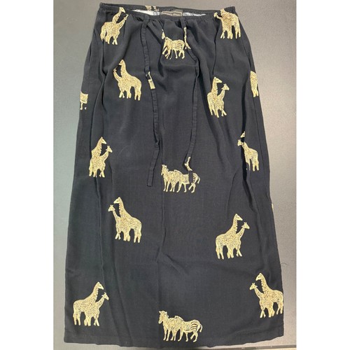 Gonna midi zebrata giraffa