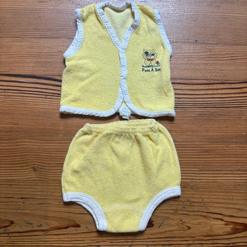 Set pantaloncini gilet vintage