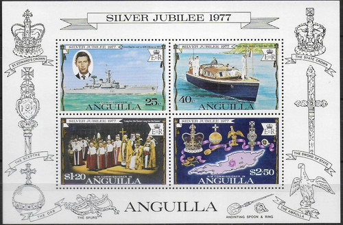 Anguilla 1972 silver jubilee - anguilla,