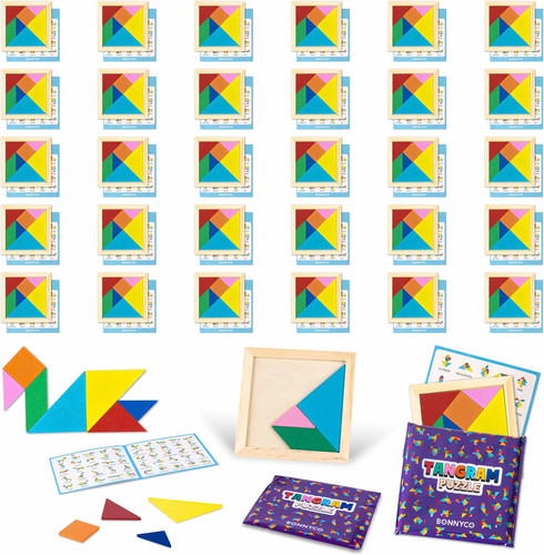 Tangram legno bambini - legno,