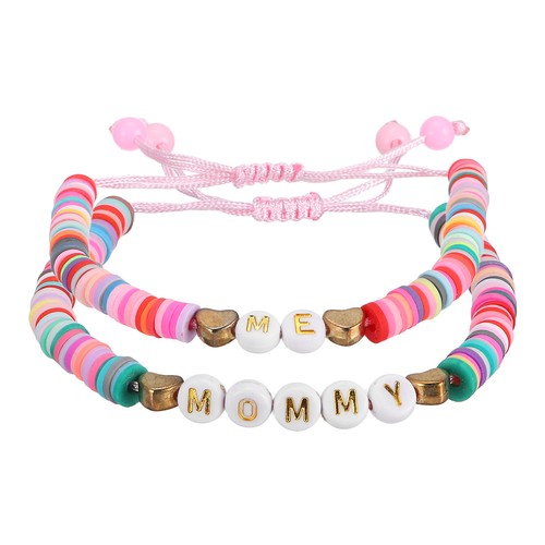 Set braccialetto perline madre - braccialetto,