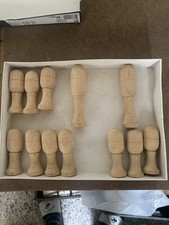 Set 12 Timbri In Legno Vintage