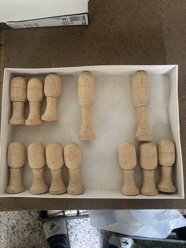 Set timbri legno vintage - set,