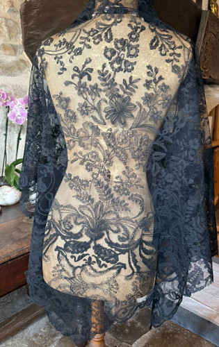 Pizzo antico chale chantilly - antico,