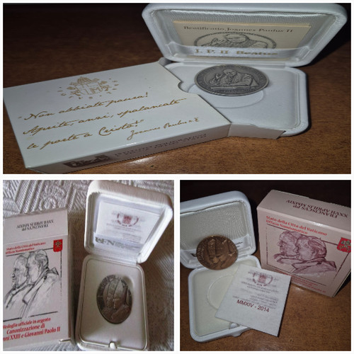 Vaticano medaglie arg 1 - vaticano,, 2