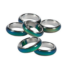 ANELLO DONNA UOMO FEDINA UNISEX DELL'UMORE ACCIAIO CAMBIA COLORE MOOD RING wm