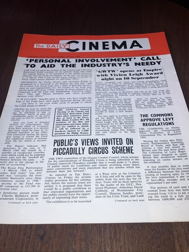 Daily cinema 1968 - cinema,