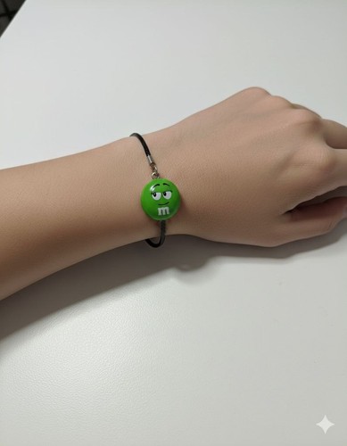 Bracciale con ciondolo m - ciondolo, m&m
