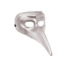 Maschera veneziana in plastica, argento, maschera, accessori, mezza maschera, fe