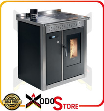 Termocucina a pellet KLOVER SMART 80 INOX - 23 kW - invia mail per sconto