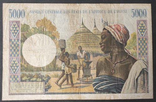 Rara banconota 5000 franchi - banconota,