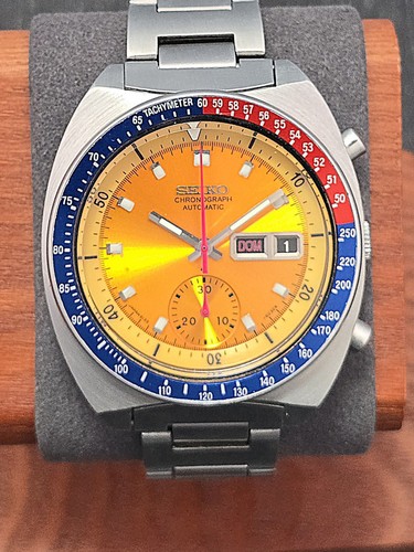 Seiko 6139 6005 giallo - giallo, pogue