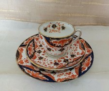 Tea set tazza + piattino + piatto dolce 3 pezzi porcellana inglese antico 