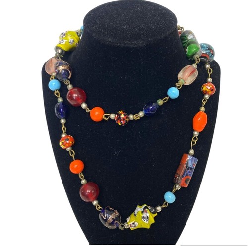 Collana artigianale vetro - collana,