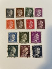 Francobolli Impero tedesco Adolf Hitler - set completo 1-80 Pf, da sconto