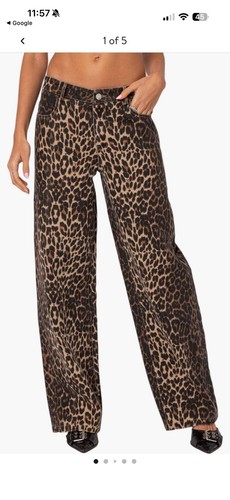 Jeans gamba dritta - , stampa
