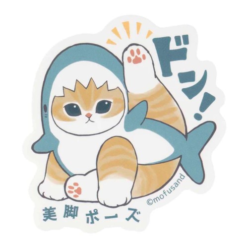 Mofusand ciao adesivo gatto - adesivo,