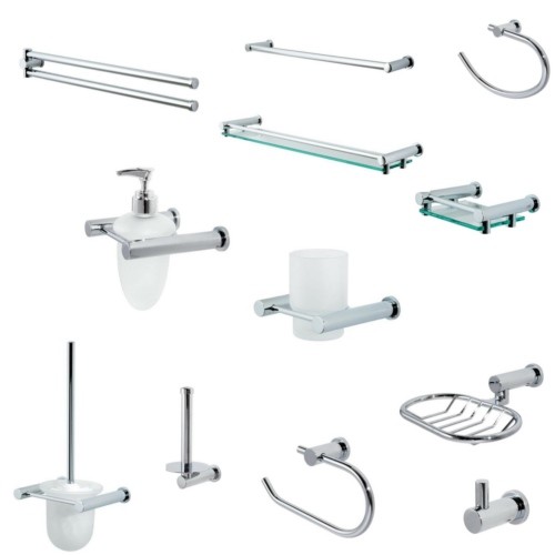 Accessori bagno cromato - , da