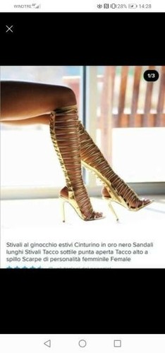 Tacchi alti sexy gladiatore - alti,
