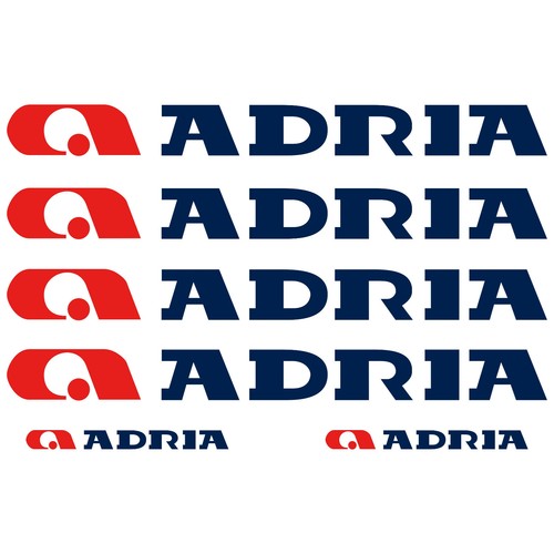 Adria adesivi sticker - adria, xl